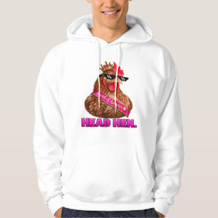 Sudadera Diseño de Gallina Jefa - Dama de Honor
