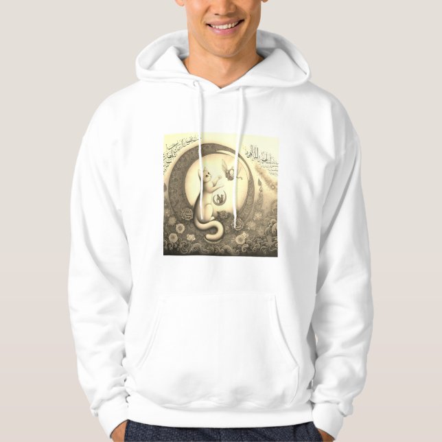 Sudadera Diseño de gato árabe (Anverso)