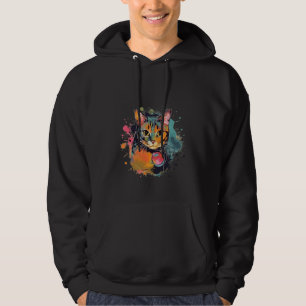 Sudadera diseño de gato bonito