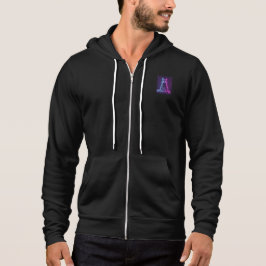 Sudadera *Diseño de gato neon – Arte felino futurista brill