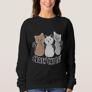 Sudadera Diseño de gatos damas lindos diciendo