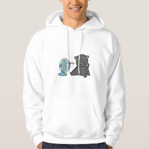 Sudadera diseño de gatos de verano delante del ventilador  