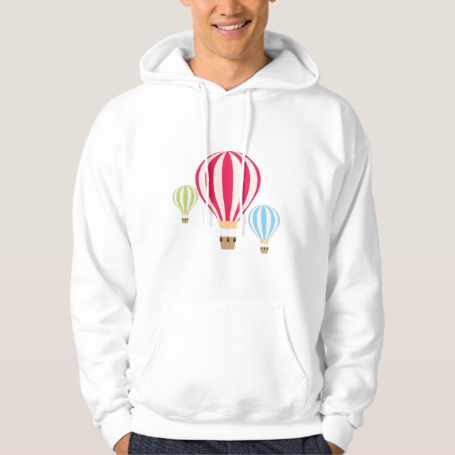 Sudadera Diseño de globos de aire caliente (Anverso)