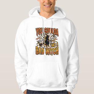 Sudadera Diseño de grabado vintage de bruja mala divertida