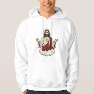 Sudadera Diseño de grabado vintage devocional del Sagrado C