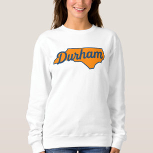 Sudadera Diseño de guión de Durham North Carolina - Forma d
