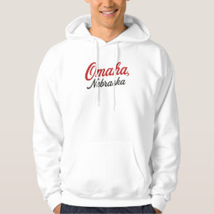 Sudadera Diseño de guiones de Omaha Nebraska Cita Clásica