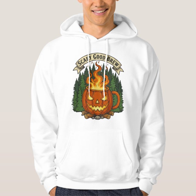 Sudadera Diseño de Halloween con calabaza de calabaza buena (Anverso)