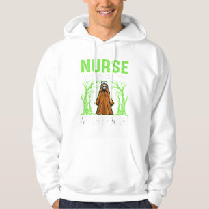 Sudadera Diseño de Halloween de bruja por la noche enfermer