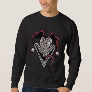 Sudadera Diseño de Halloween de Cara de Payaso Aterrador