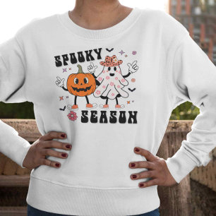Sudadera Diseño de Halloween Retro Groovy en temporada de f