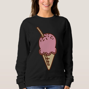 Sudadera diseño de helado motivo de helado agua dulce hielo