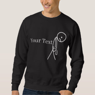 Sudadera Diseño de humor para adultos personalizado "Sad St