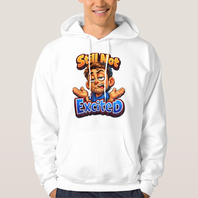 Sudadera Diseño de humor sarcástico identificable: arte de  (Anverso)