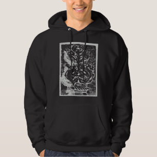 Sudadera Diseño de Ilustración Punk Emo Grunge Gótico
