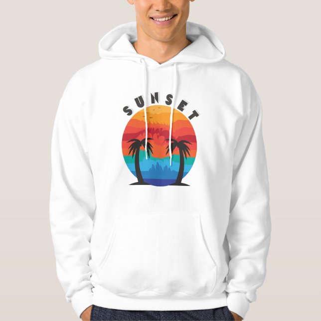 Sudadera Diseño de Ilustracion Sunset (Anverso)