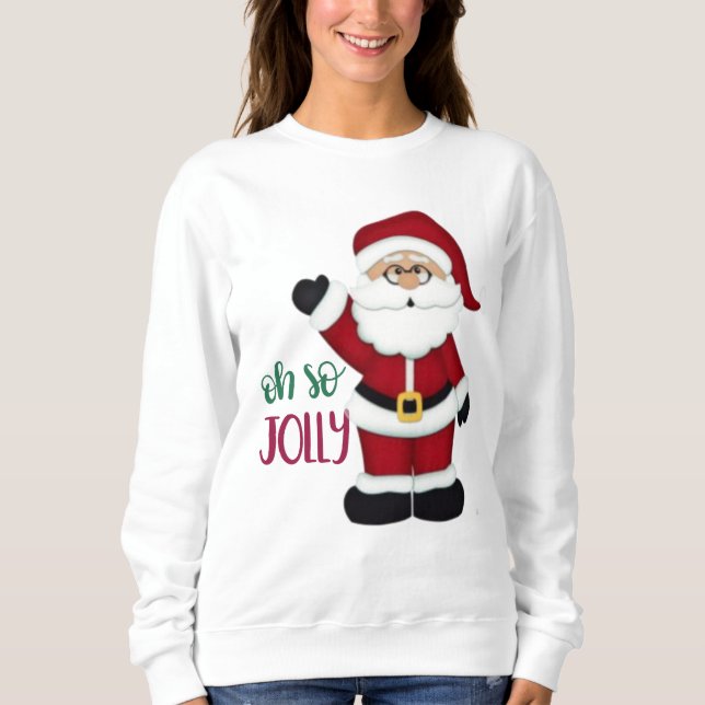 Sudadera Diseño de Jolly Santa Navidades (Anverso)