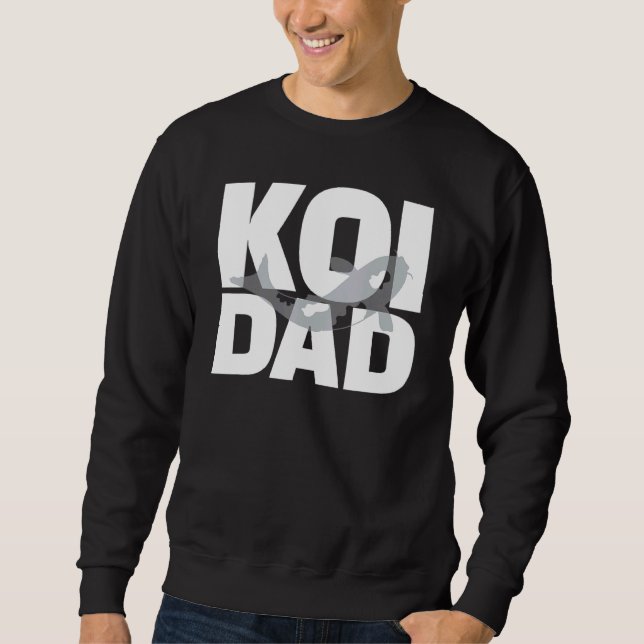 Sudadera Diseño De Koi Dad Koi Fish Para Los Propietarios D (Anverso)