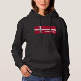Sudadera Diseño de la bandera danesa