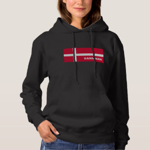Sudadera Diseño de la bandera danesa