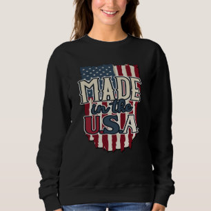 Sudadera Diseño de la bandera de Guay USA hecho en Estados 