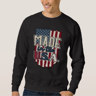 Sudadera Diseño de la bandera de Guay USA hecho en Estados 
