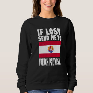 Sudadera Diseño de la bandera de la Polinesia Francesa Si