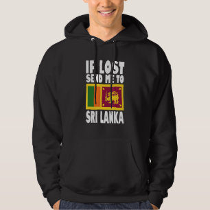Sudadera Diseño de la bandera de Sri Lanka Si se pierde en