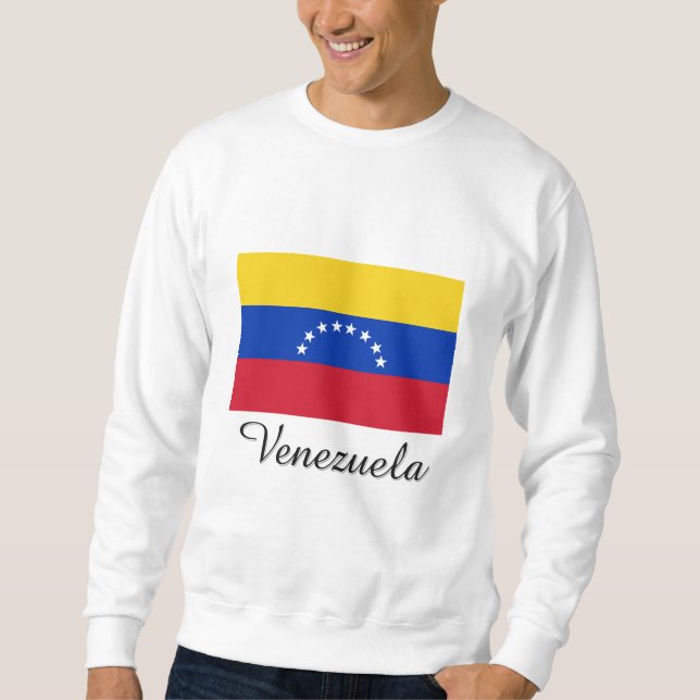 Sudadera Diseño de la bandera de Venezuela (Anverso)