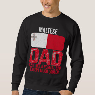 Sudadera Diseño de la bandera maltesa vintage de Malta para