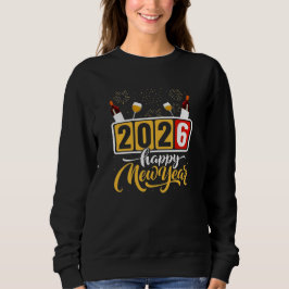 Sudadera Diseño de la celebración "Feliz Año Nuevo 2026"
