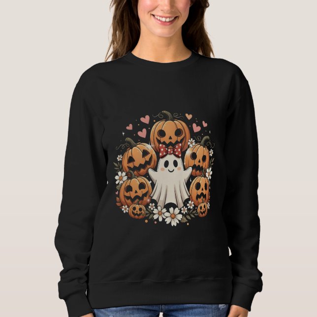 Sudadera Diseño de la familia Cute Halloween (Anverso)