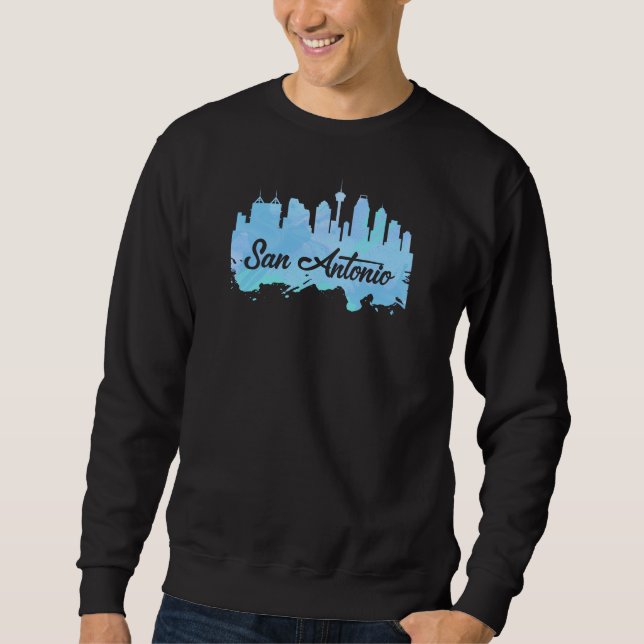 Sudadera Diseño de la línea aérea de San Antonio (Anverso)