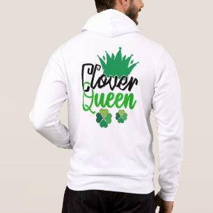Sudadera Diseño de la Reina del Trébol Día de San Patricio-