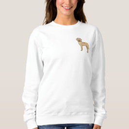 Sudadera Diseño de Labrador Retriever Amarillo Perro Lab Ad