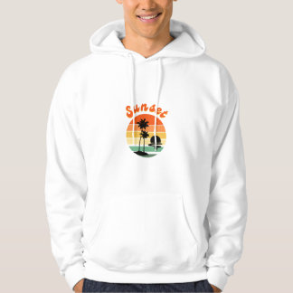 Sudadera Diseño de las capuchas masculinas del atardecer