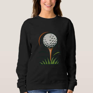 Sudadera Diseño de logotipo de bandera de césped de pelota