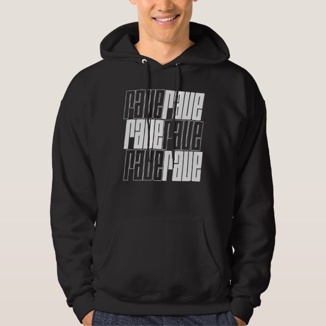 Sudadera diseño de logotipo de rave (Anverso)