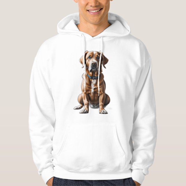 Sudadera diseño de logotipo perro camiseta (Anverso)