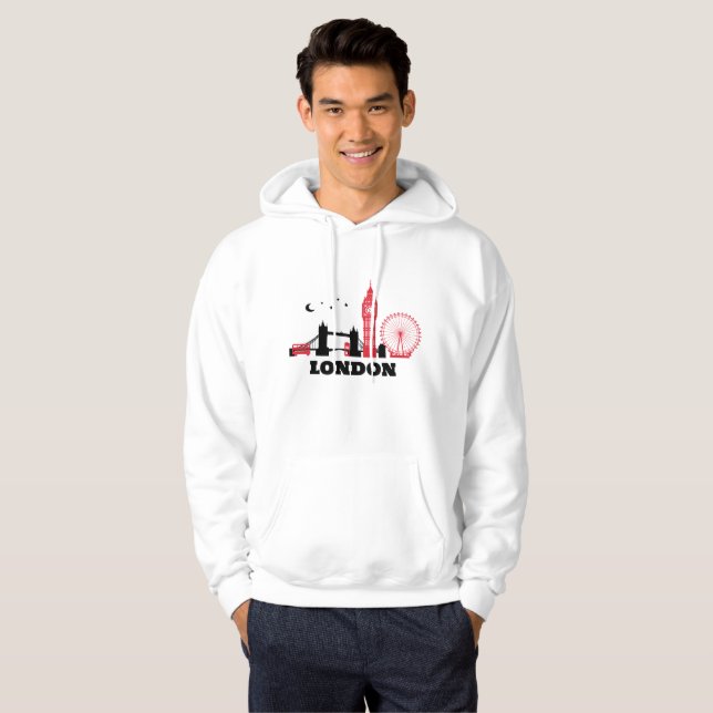 Sudadera Diseño de LONDRES, (Anverso completo)