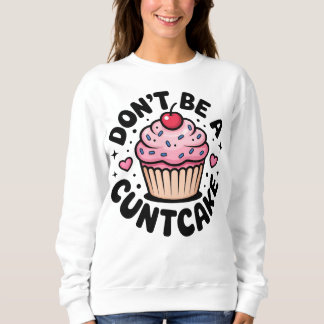 Sudadera Diseño de magdalena rosa descarada con humor sarcá