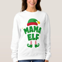 Diseño de Mamá Elfo para Navidad familiar