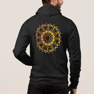 Sudadera Diseño de Mandala Único Dorado-95747