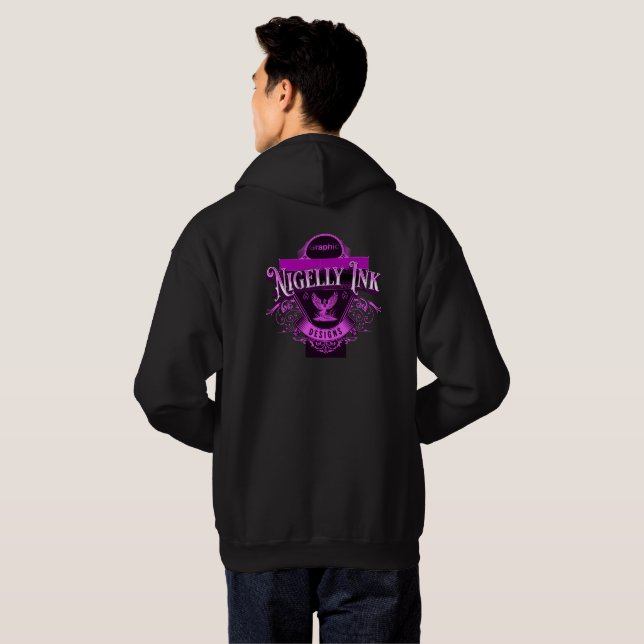 Sudadera Diseño de marca propia "Nigelly Ink" (Reverso completo)