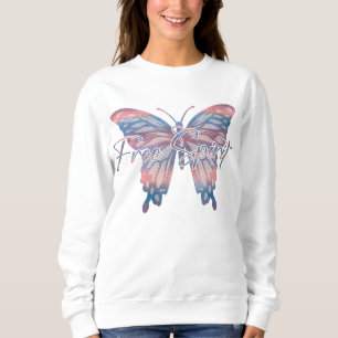 Sudadera Diseño de mariposa de espíritu libre Mandala Manda