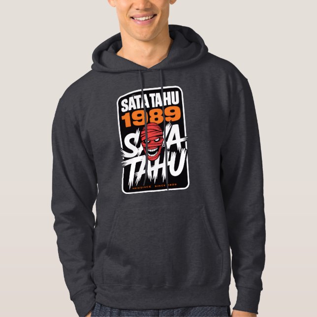 Sudadera Diseño de mascota de la moda de la calle Sata Tahu (Anverso)