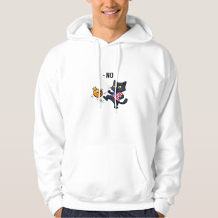 Sudadera Diseño de meme político divertido sin gato