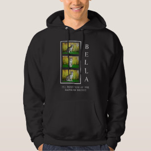 Sudadera Diseño de memoria Mascota vertical con trío fotogr
