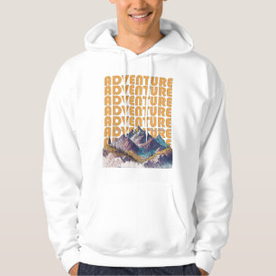 Sudadera Diseño de montaña de aventura.