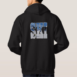 Sudadera Diseño de montaña de esquí Deportes de invierno